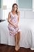 2 in 1 Baby Be Mine Maternity Nursing Nightgown Nightdress Hospital Bag Must Have, Pregnancy Breastfeeding (Medium, Amelia)