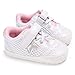 WeiYun Stars Baby Walkers Baby Shoes Sneakers Princess Soft Sole Shoes Toddler Casual Shoes (18Months, Pink)