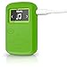 iGadgitz U4293 Silicone Gel Skin Cover Case Compatible with Sandisk Sansa Clip Jam MP3 SDMX26-008G (2015) - Green