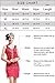 BABEYOND Women's Flapper Dresses 1920s V Neck Beaded Fringed Great Gatsby Dress Red