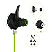 Airsspu Dt55 Bluetooth4.1 Wireless Sport Headphones Extended Battery Life Headset with Microphone High-fidelity Stereo Sound In-ear Noise Cancelling Sweatproof Earbuds for Iphone and Android(green)