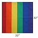 Shoe String King Gay Pride Rainbow Colorful Bandana 12-Pack (Thick Stripes)