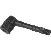 Fouriers Adaptateur Valve Presta 90° CNC - Convertisseur Disque Pour Pompe à Plancher, Alliage 6061-T6, 9,6g Ultra-Léger