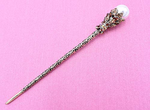 Vintage Rhinestone Pearl Hair Stick Vintage Hair Chopsticks Hairpin Chignon Pin