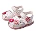 Voberry® Toddler Baby Kid Girls' Prewalker Soft-Soled Princess Sandals (1-2Years, white)