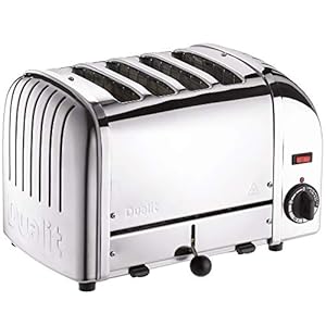 Dualit-Classic-4-Slice-Vario-Toaster-Stainless-steel-hand-built-in-the-UK-Replaceable-ProHeat-elements-Heat-two-or-four-slots-defrost-bread-mechanical-timer-Replaceable-parts Dualit Classic 4 Slice Vario Toaster - Stainless steel, hand built in the UK - Replaceable ProHeat® elements - Heat two…
