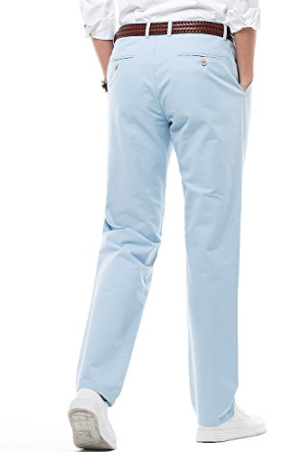INFLATION Men’s Pants Regular Straight Fit Work Pants 100% Cotton MH103 Light Blue Tag 33