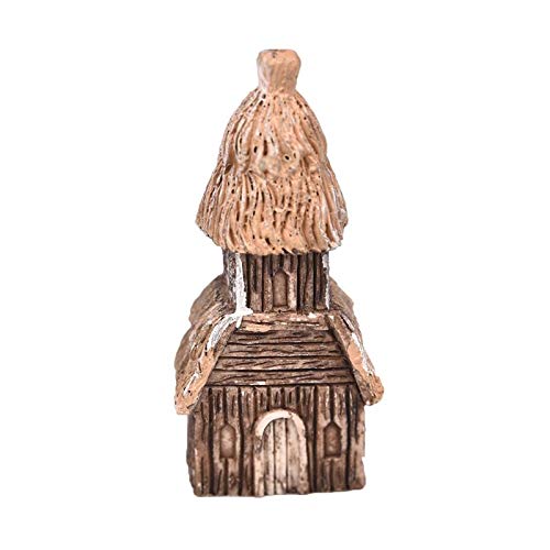 AFCN - - Mini casa de Madera de Resina Miniatura Figuras ...