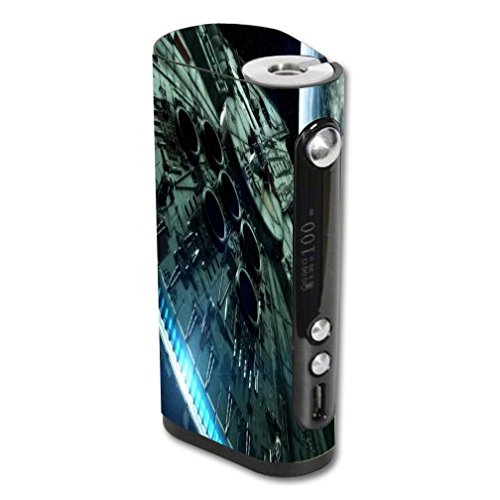 Vape Forward Vapor Flask Stout 100W TC Vape E-Cig Mod Box Vinyl DECAL STICKER Skin Wrap / Popular Spaceship