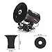 GAMPRO Car Siren Speaker, 12V 50W 7 Tones Sound Electronic Vehicle Horn with Mic PA System, Black ABS Housing, Compatible with Truck, Van
