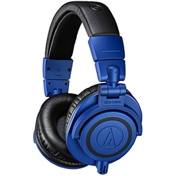 Audio-Technica ATH-M50xBB Limited Edition Professional Studio Monitor Headphones, Blue