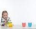 Toddler Cups, Kid's BPA-Free Tumbler Cup for Drinking, Microwave and Dishwasher Safe Tumblers, 4 Cups