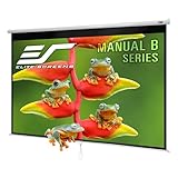 Elite Screens Manual B, 100-INCH Manual Pull Down