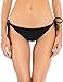 RELLECIGA Women's Cheeky Brazilian Cut Butt Bikini Swim Bottom S Black