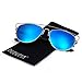 Duduma Fashion Aviator Sunglasses with Full Metal Crossbar Frame for Women and Men 8027