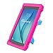 LEDNICEKER Kids Case for Samsung Galaxy Tab E 8.0 inch - Light Weight Shock Proof Kids Friendly Foldable Kickstand Protective Case for Samsung Galaxy Tab E 8-inch Tablet - Magenta/Rose