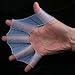 Webetop Kids Eco-friendly Soft Silicone Webbed Swim Gloves Flippers Gear Hand Paddles for Swimming,Surfing,Diving,Water Exercise-Increased Water Resistance,Strengthen and Tone Muscles