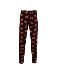 Sólo una calabaza Halloween de impresión Leggings de la dama