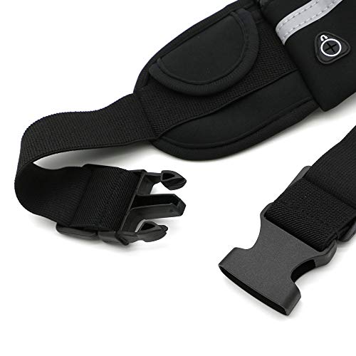 Fortitude Sports Loopgordel met telefoonhouder | heuptas voor hardlopen voor mobiele telefoons, hoofdtelefoon en… - Image 7