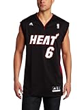 LeBron James Jersey: adidas Revolution 30 Black Replica #6 Miami Heat Jersey