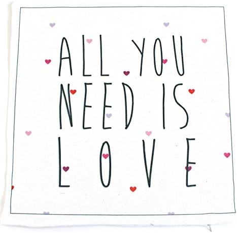 Valentines Day Covers Pillowcases Throw Pillows Sofa Bedding Home Decor Cushion Cover (17X17 ALL YOU NEED IS LOVE), All You Need is Love Pillow Case, Love Pillow Cover, Valentines Day Décor For Home
