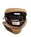Youngerbaby Cool Outdoor Sports Casual Canvas Unbalance pack Crossbody Sling Bag Shoulder Bag Chest Bag for Men
