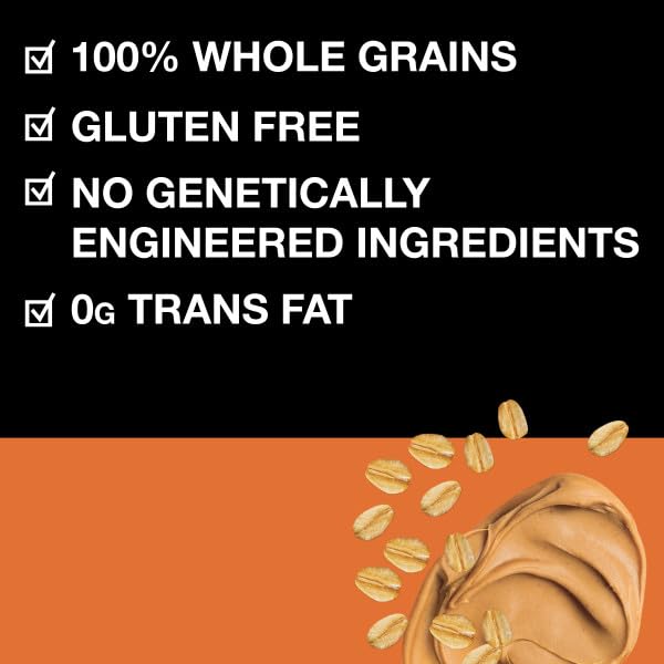 KIND BREAKFAST BARS, PEANUT BUTTER, HEALTHY SNACKS, GLUTEN FREE, 5G PROTEIN, 6 COUNT