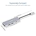 usky USB C Hub,USB Type-C Adapter with Type-C Charging Port,HDMI Output,2 USB 3.0 Ports, USB-C Power Delivery HUB,USB-C to HDMI for MacBook Pro 2017 iMac,Google Chromebook Pixelbook