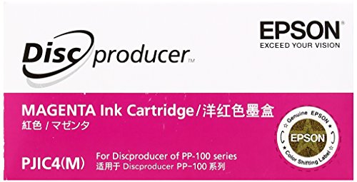 Epson DiscProducer PP-100/PP-50 C13S020450 Ink Cartridge (Magenta, 1-Pack) in Retail Packaging