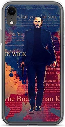 JINGEER Amy cat iPhone 11 Pro Case Anti-Scratch Television Show Transparent Cases Cover John Wick Color Splash Action Movies Video Film Crystal Clear