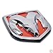 PartsTo Front Hood Grille or Rear Trunk Emblem Badge for Dodge Charger Challenger Stratus