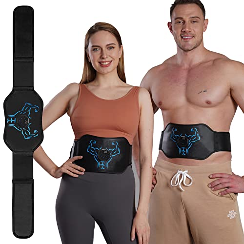 AILSWORTH Electronic Muscle Stimulator - Ab Machine, ABS Stimulator Abdominal Toning Belt for Men and Women, Muscle Toner Ab Training Device Sports Fitness AB Workout Equipment for Home Office