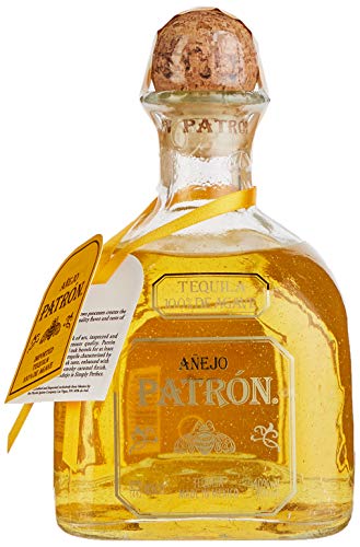PATRÓN Añejo Premium-Tequila, 40% Vol., 70 cl/700 ml, aus 100 % besten blauen Weber-Agaven, in Mexiko in kleinen Chargen handdestilliert, über 12 Monate im Eichenfass gelagert, perfekt für Margaritas – Bild 3