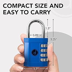Padlock 4 Digit Combination Lock - for Gym School