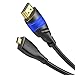 Micro-HDMI Cable with Break-Proof Design – 10ft (HDMI to Micro-HDMI, bidirectional, 4K@60Hz for Ultra HD, High Speed with Ethernet, for Tablets/Cameras/Raspberry Pi, Black) CableDirect