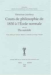 Cours de philosophie de 1830 à l'École normale