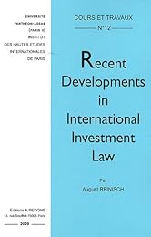 Recent developments in international investment law