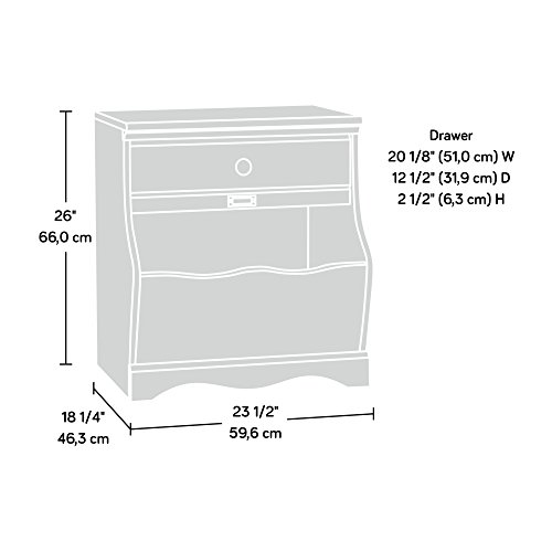 Mua Sauder Pogo Night Stand Soft White Finish Tren Amazon Má»¹ Chinh Hang 2020 Fado