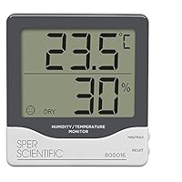 Sper Scientific 800016 Humidity/Temperature Monitor