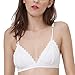 Wink Gal Women's Floral Lace Bralette Strappy Triangle Wirefree Bra Bustier