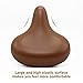 FOUJOY Ultra-Wide Oversized Bike Seat Most Comfortable Waterproof Bicycle Saddle Universal Fit for Mountain Bike Outdoor Bike Exercise Bike (Brown)thumb 4