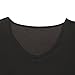 Yonala Women's Classic Striped Tassel Chiffon Beachwear Bikini Swimwear Cover Up Black One Size
