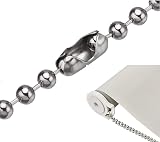 Siqian 12Pcs Blind Chain Connectors Stainless Steel 4.5mm Bead Chain view 1