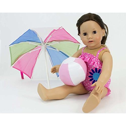 american girl doll beach set