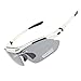 Jon Senkwok White Polarized water Sports Sunglasses with cycling 5 lense