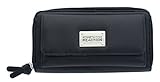 Kenneth Cole Reaction Womens Napa Zip-Around Urban Organizer Wallet (BUFF BLACK KCR LINING)