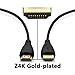 HDMI Cable 6ft HDMI Cord with 24K Gold-plated, 90 Degree HDMI Adapter & Cable Ties, HDMI 2.0 Cable High Speed for Ethernet, PS4, 1080P, Xbox One, 3D, PC-4 Pack by PERLESMITH