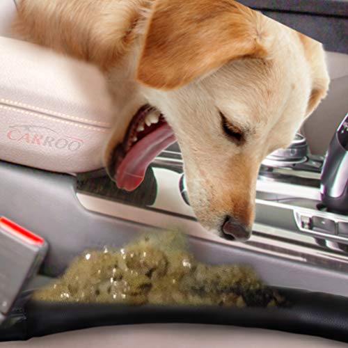 2 Car Seat Gap Fillers for Pets - Anti-Accident, Prevents Distraction from Pets While Driving - Stop Losing Items in Your Car â€“ 1-Size-Fits-All - Easy Cleaning Solution â€“ Fits Most Vehicles