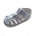 Kuner Baby Boys Genuine Leather Soft Bottom Sandals First Walkers Shoes (12.5cm(12-18months), Blue-1)