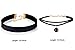 8 Piece Boho Chic Choker Set - Women and Girl - Adjustable - Leather Velvet and Lace - No Broken